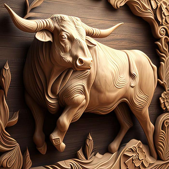 3D model bull (STL)